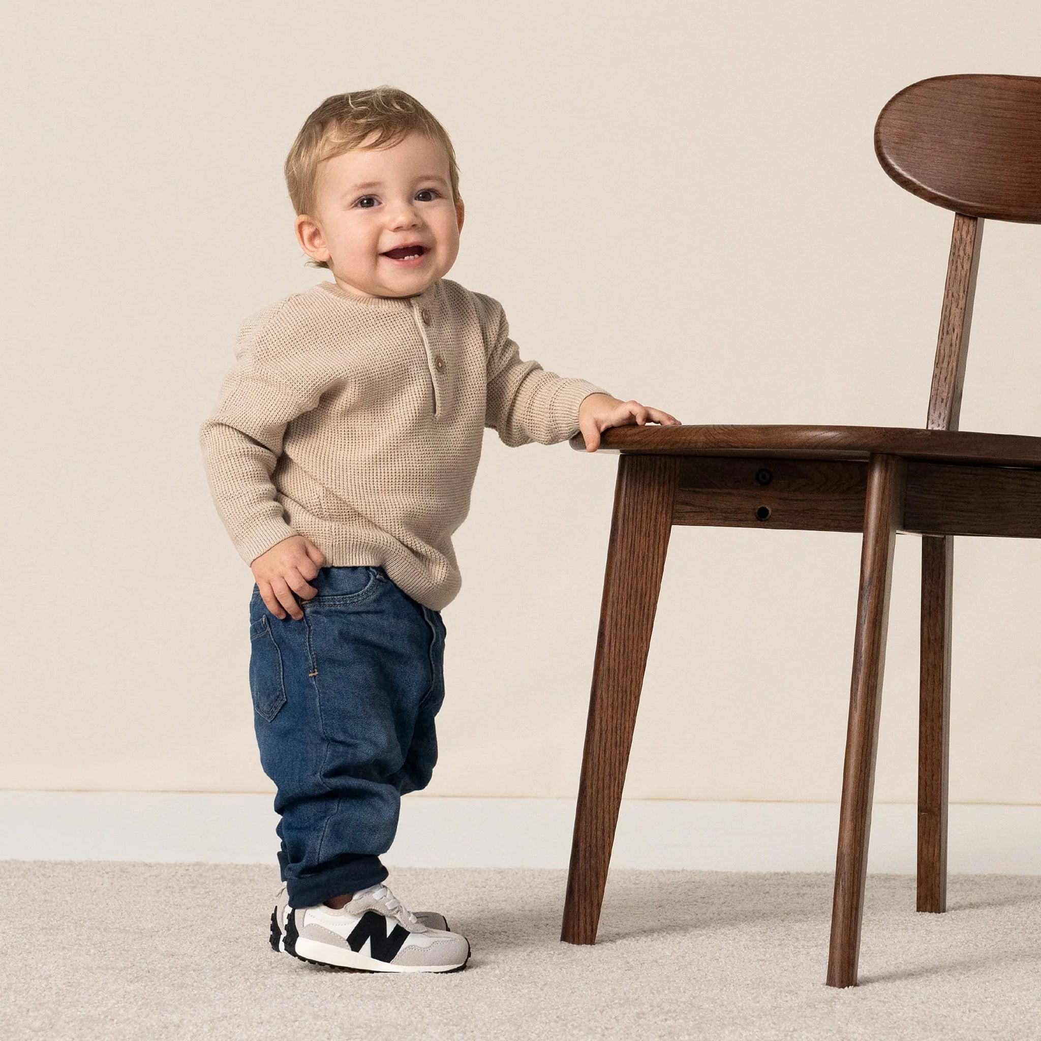 Sapatilhas Bebé New Balance Hook & Loop 327 Branco/Preto New Balance 