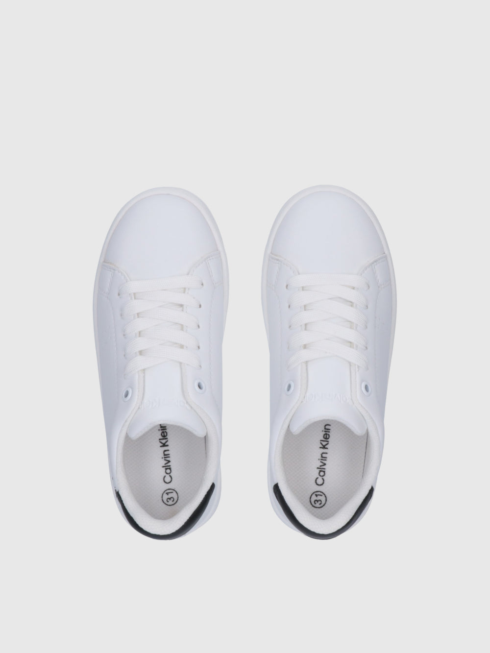 Sapatilhas Calvin Klein Low Cut Lace Branco/Preto Calvin Klein 