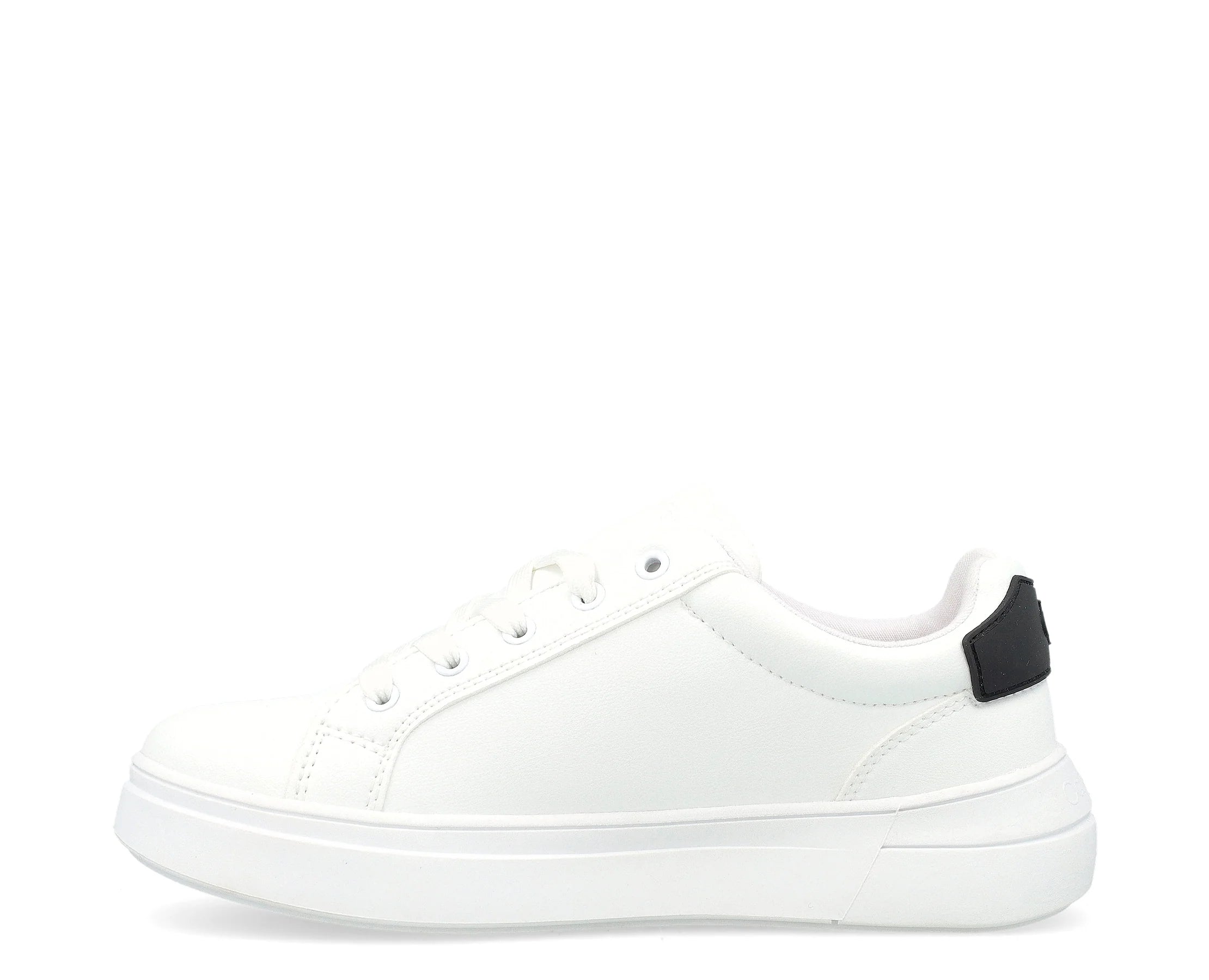 Sapatilhas Calvin Klein Low Cut Lace UP Mulher Branco/Preto