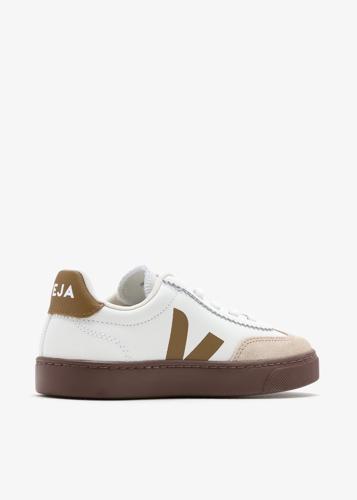 Sapatilhas Criança Veja Small Volley O.T Leather Branco/Castanho Veja 