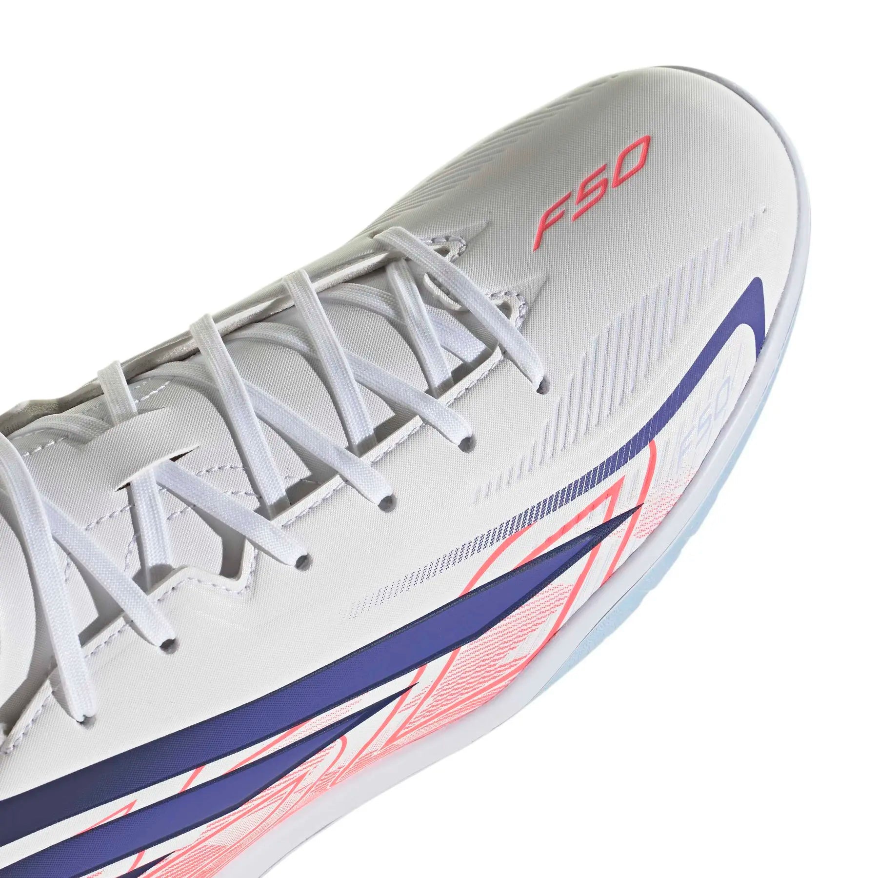 Sapatilhas Futsal Adidas F50 Hyperfast Club IN Branca/Rosa Adidas 