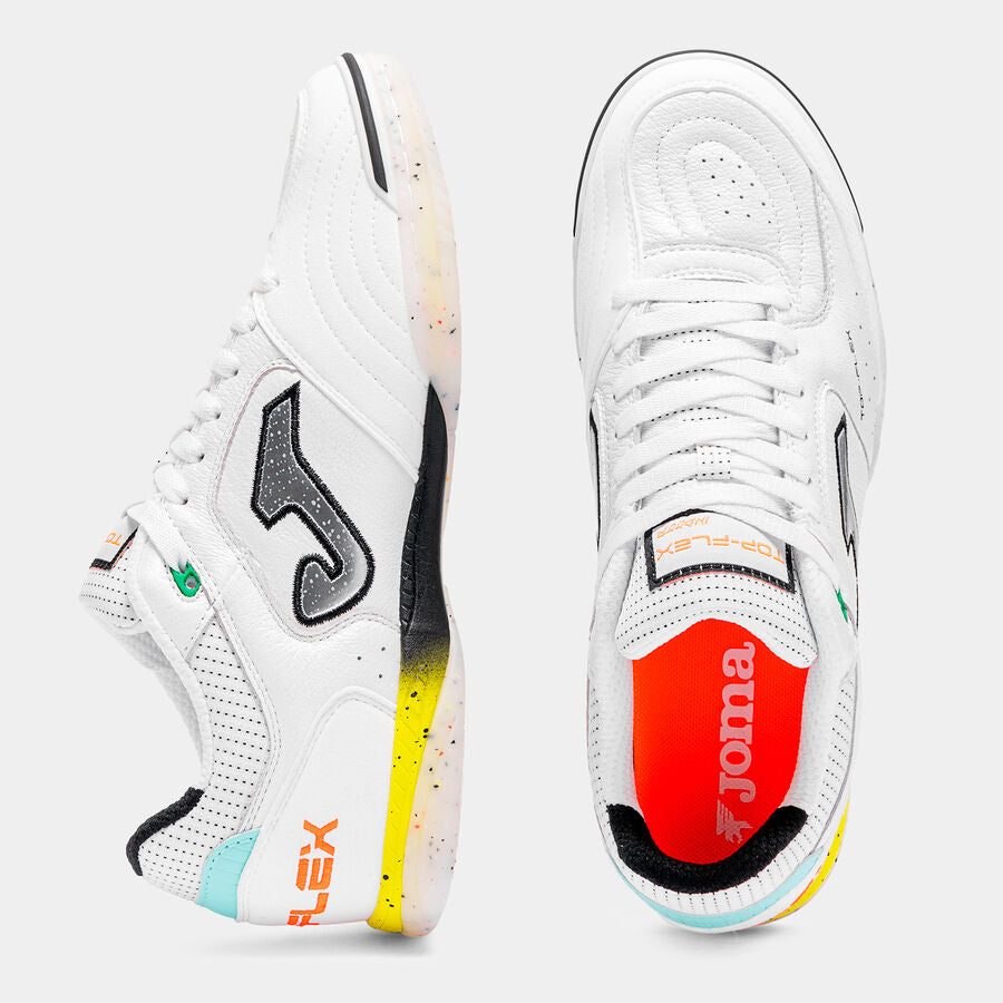 Sapatilhas Futsal Joma Top Flex Brancas Joma 