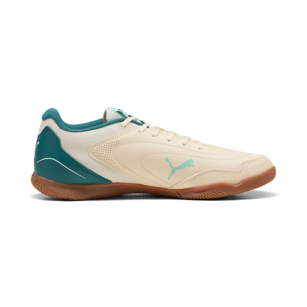 Sapatilhas Futsal Puma Truco IV Bege/Verde Puma 