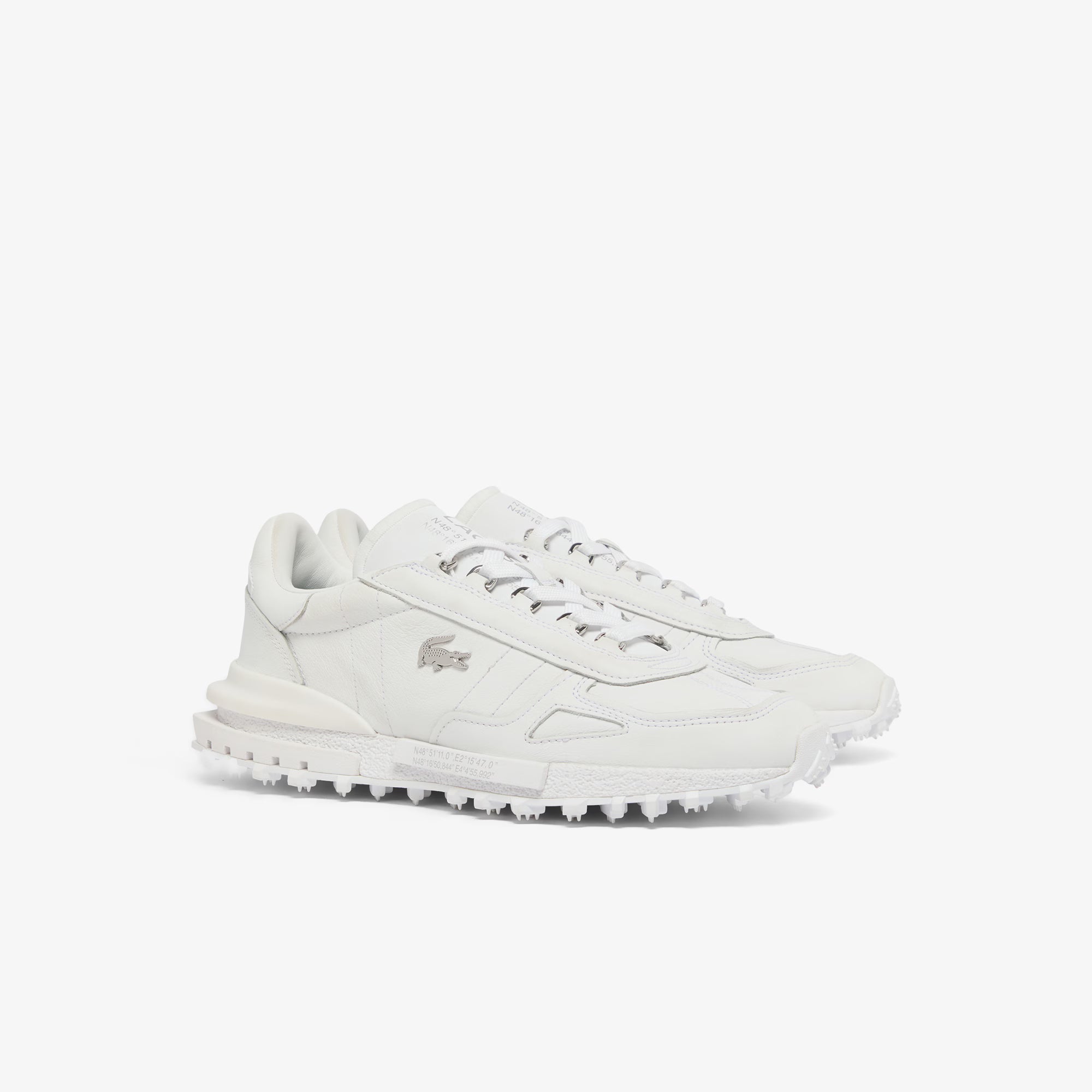 Sapatilhas Homem Lacoste Elite Active em Pele Brancas Lacoste 