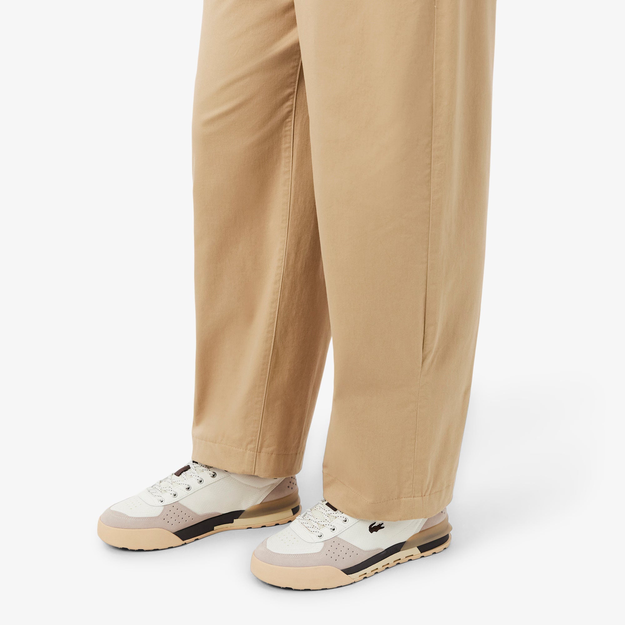 Sapatilhas Homem Lacoste Slam Break Branco/Castanho Lacoste 