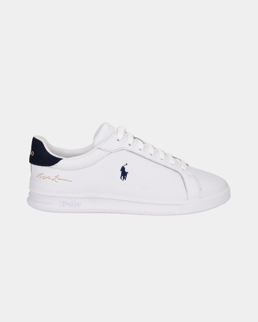 Sapatilhas Homem Polo Ralph Lauren Heritage Court II Branco/Preto Polo Ralph Lauren 