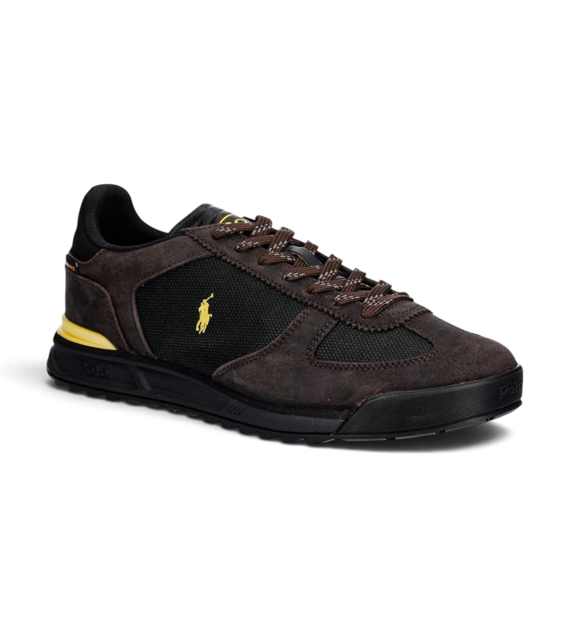 Sapatilhas Homem Polo Ralph Lauren Varick Castanho/Preto Polo Ralph Lauren 