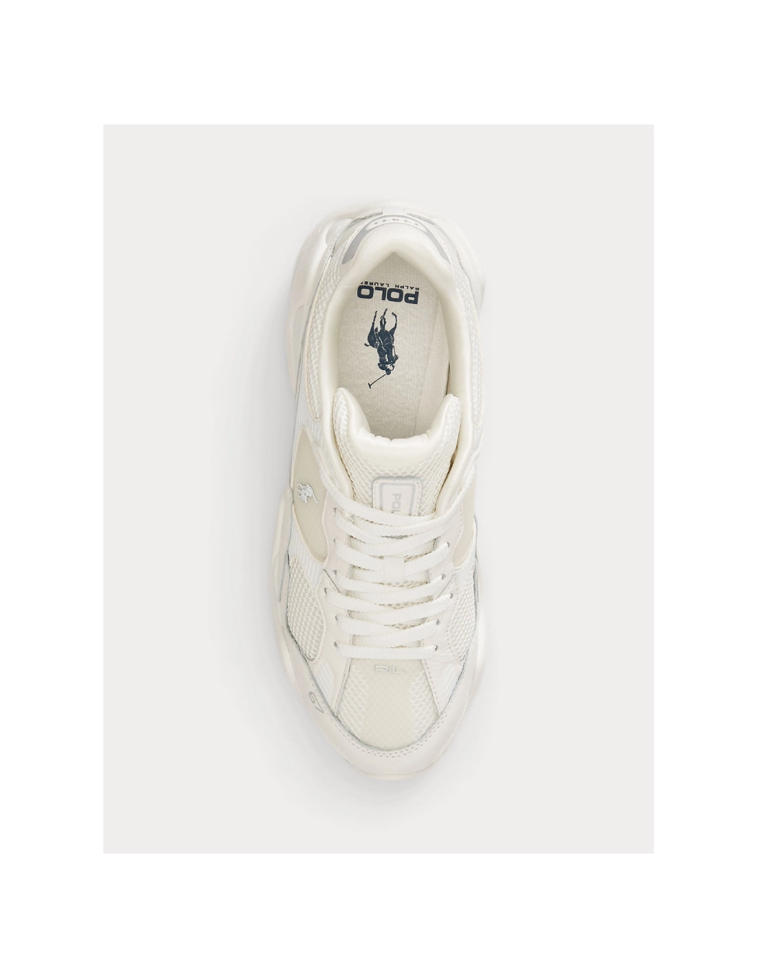 Sapatilhas Homem Ralph Lauren Trackstr 300 Brancas Polo Ralph Lauren 