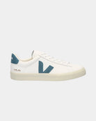 Sapatilhas Homem Veja Campo Leather Branco/Azul Veja 