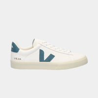 Sapatilhas Homem Veja Campo Leather Branco/Azul