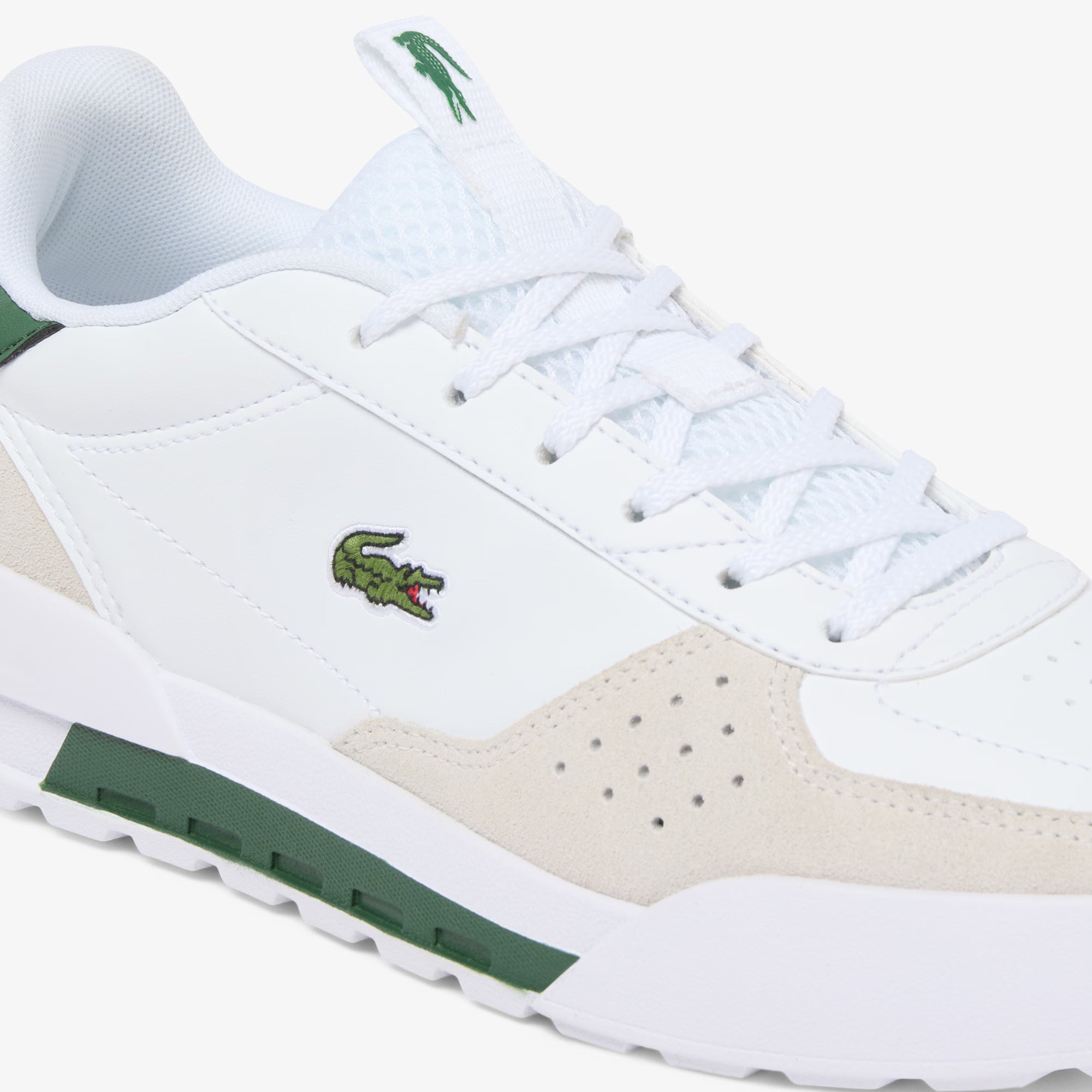 Sapatilhas Júnior Lacoste Slam Break Branco/Verde Lacoste 