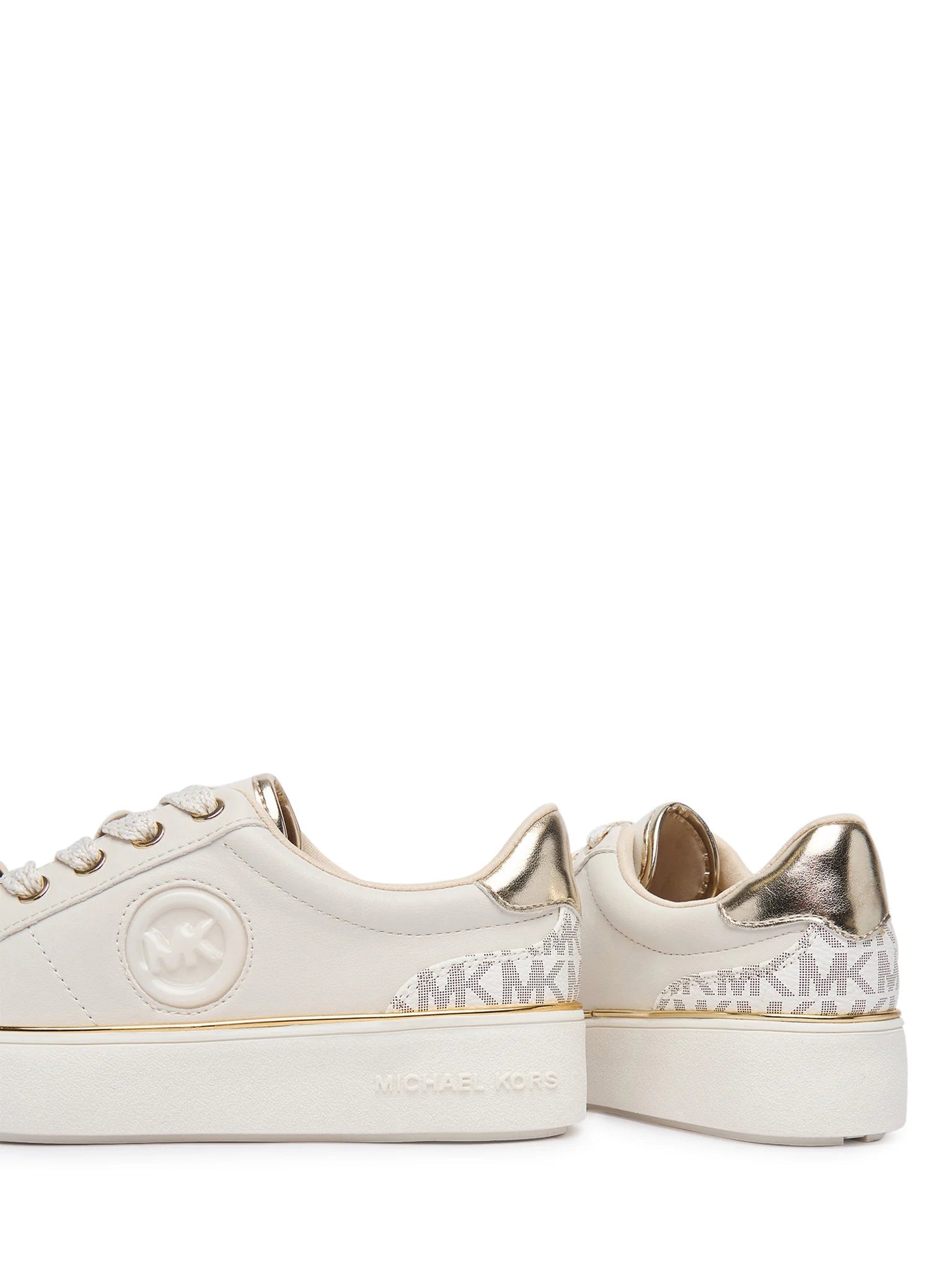 Sapatilhas Michael Kors Jordana Finn Bege/Dourado Michael Kors 