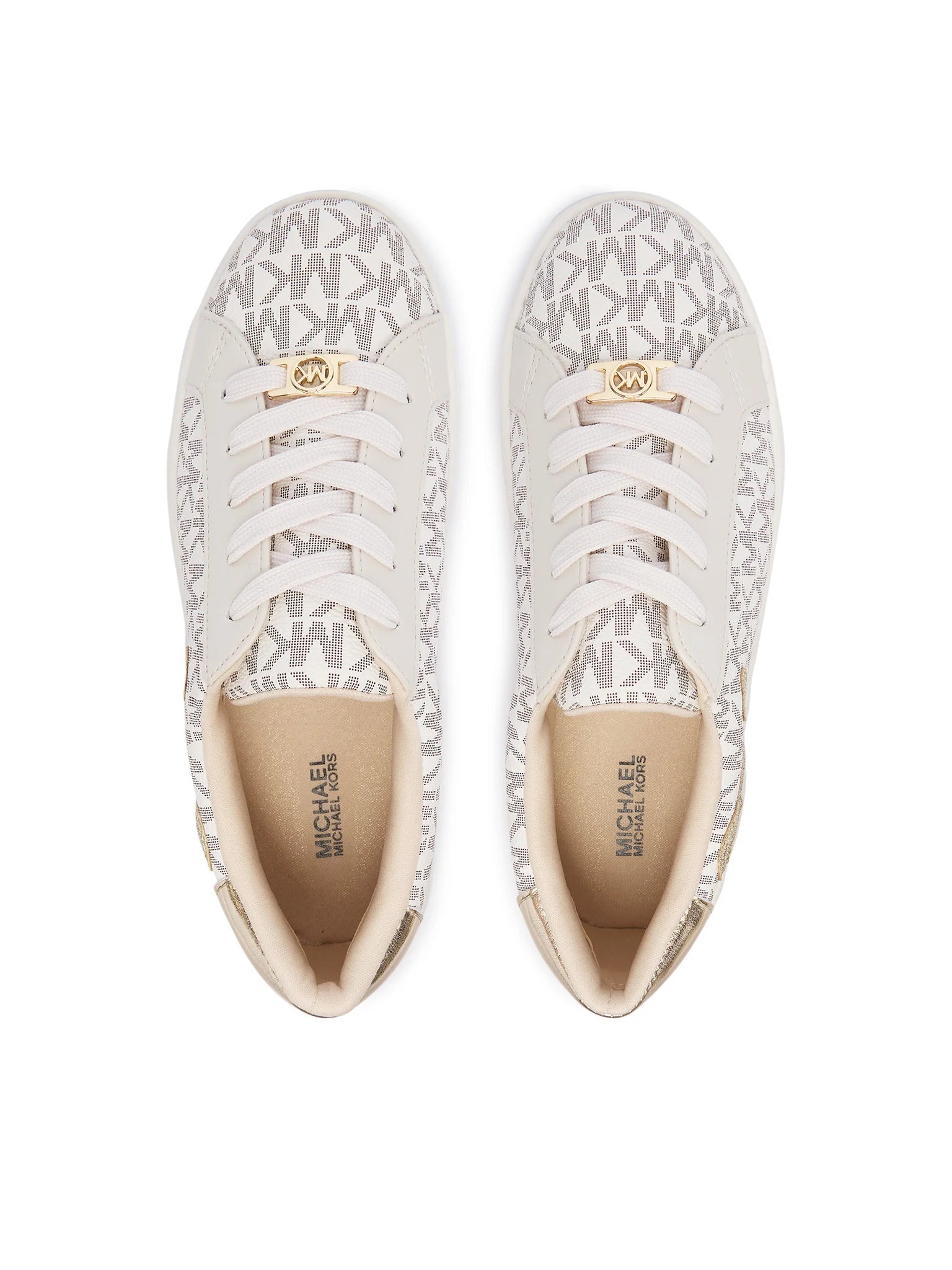 Sapatilhas Michael Kors Mulher Jem Kehlani II Bege/Dourado Michael Kors 
