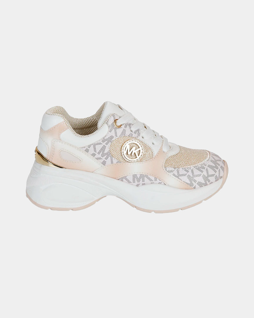 Sapatilhas Michael Kors Zuma Mulher Branca/Bege 