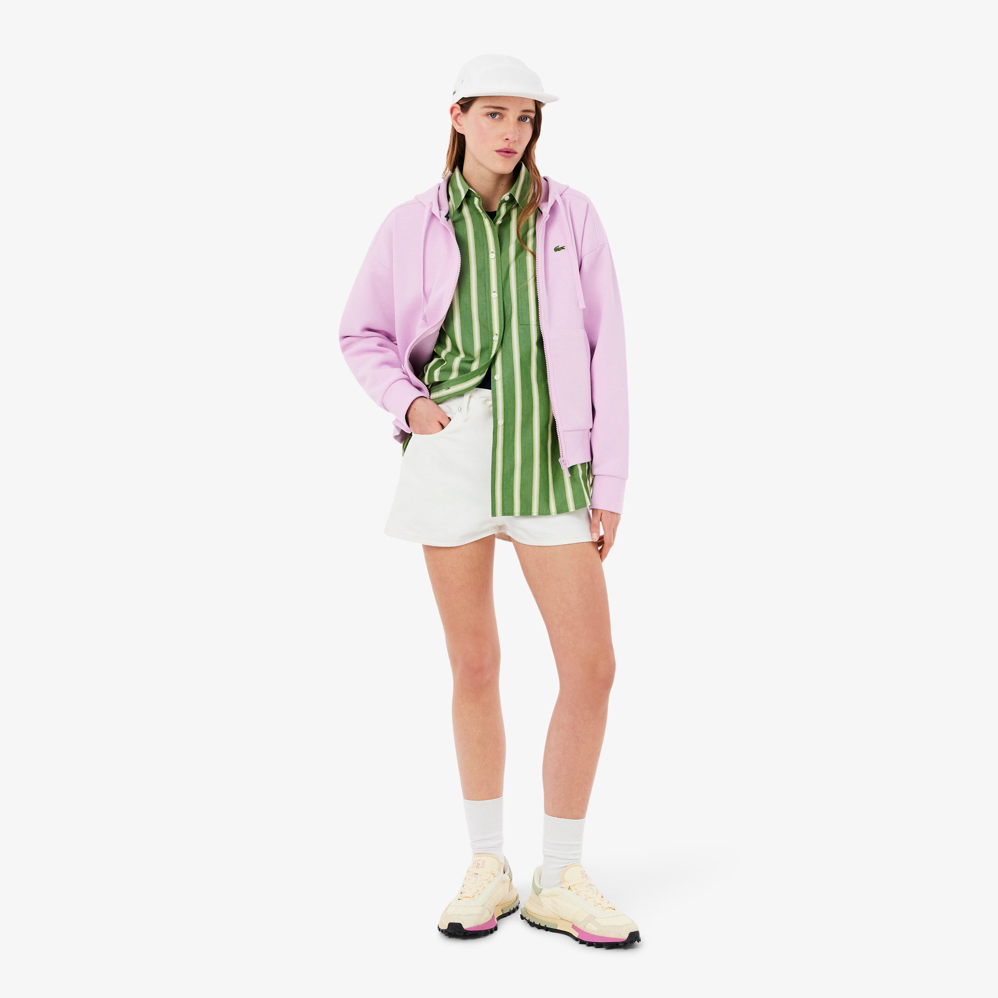 Sapatilhas Mulher Lacoste Elite Active Bege Amarelado Lacoste 