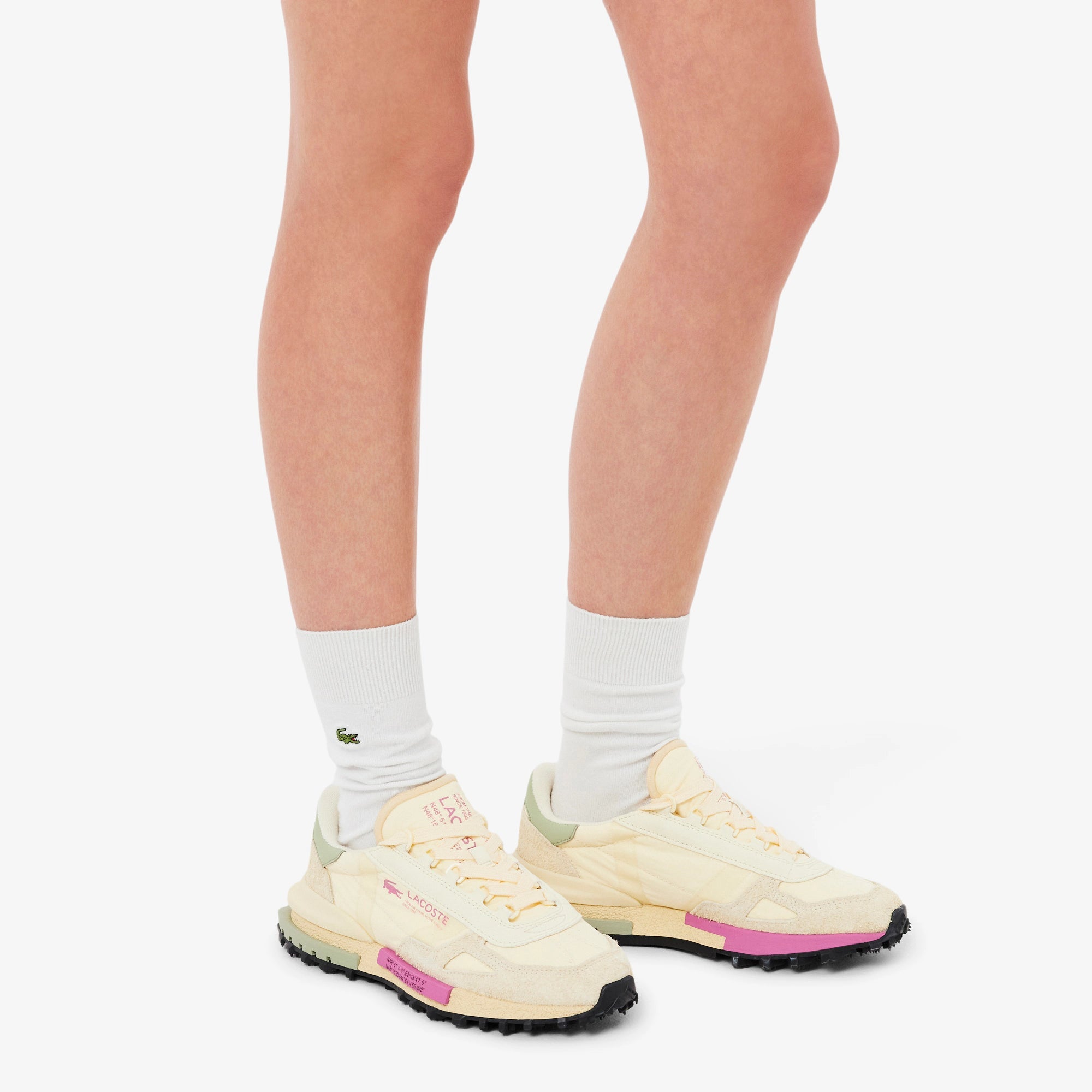 Sapatilhas Mulher Lacoste Elite Active Bege Amarelado Lacoste 