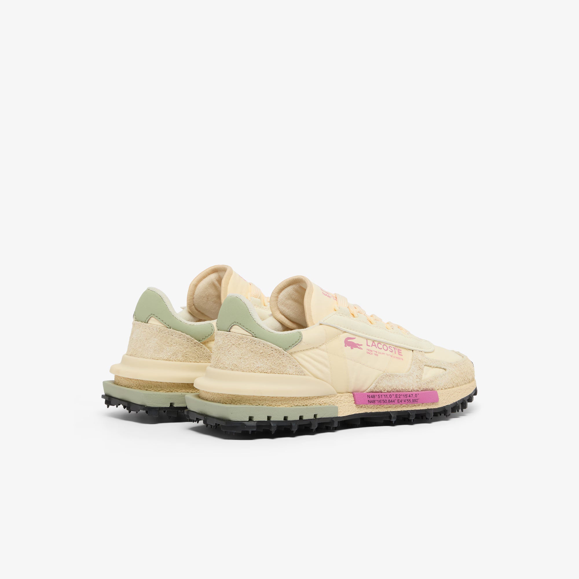 Sapatilhas Mulher Lacoste Elite Active Bege Amarelado Lacoste 