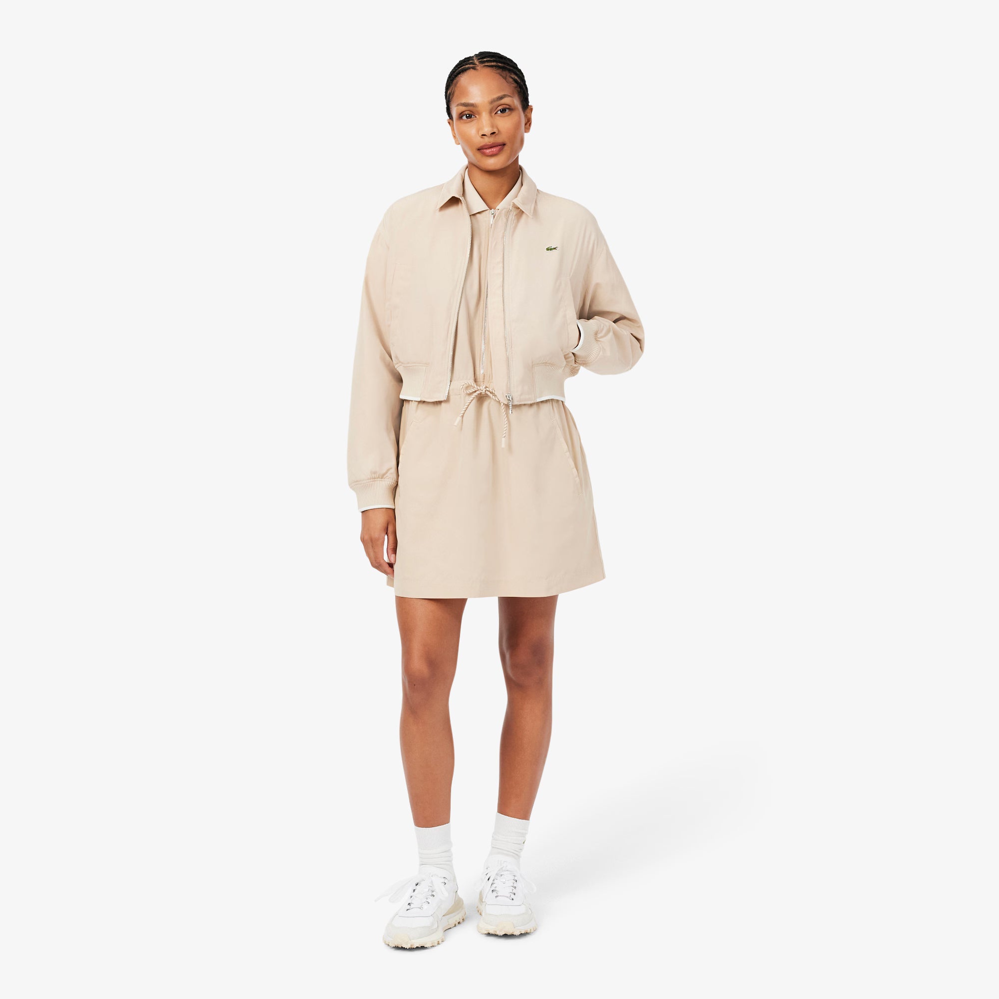 Sapatilhas Mulher Lacoste Elite Active Branco/Prateado Lacoste 