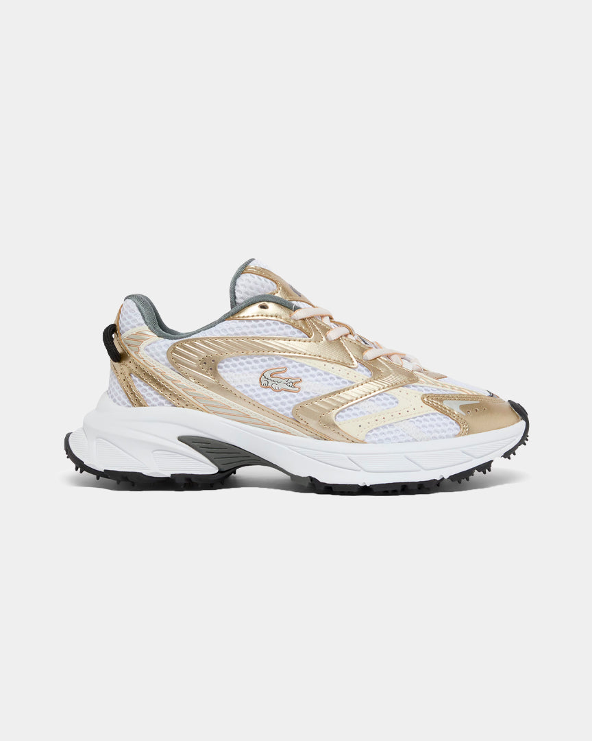Sapatilhas Mulher Lacoste L003 Neo Shot Branco/Dourado