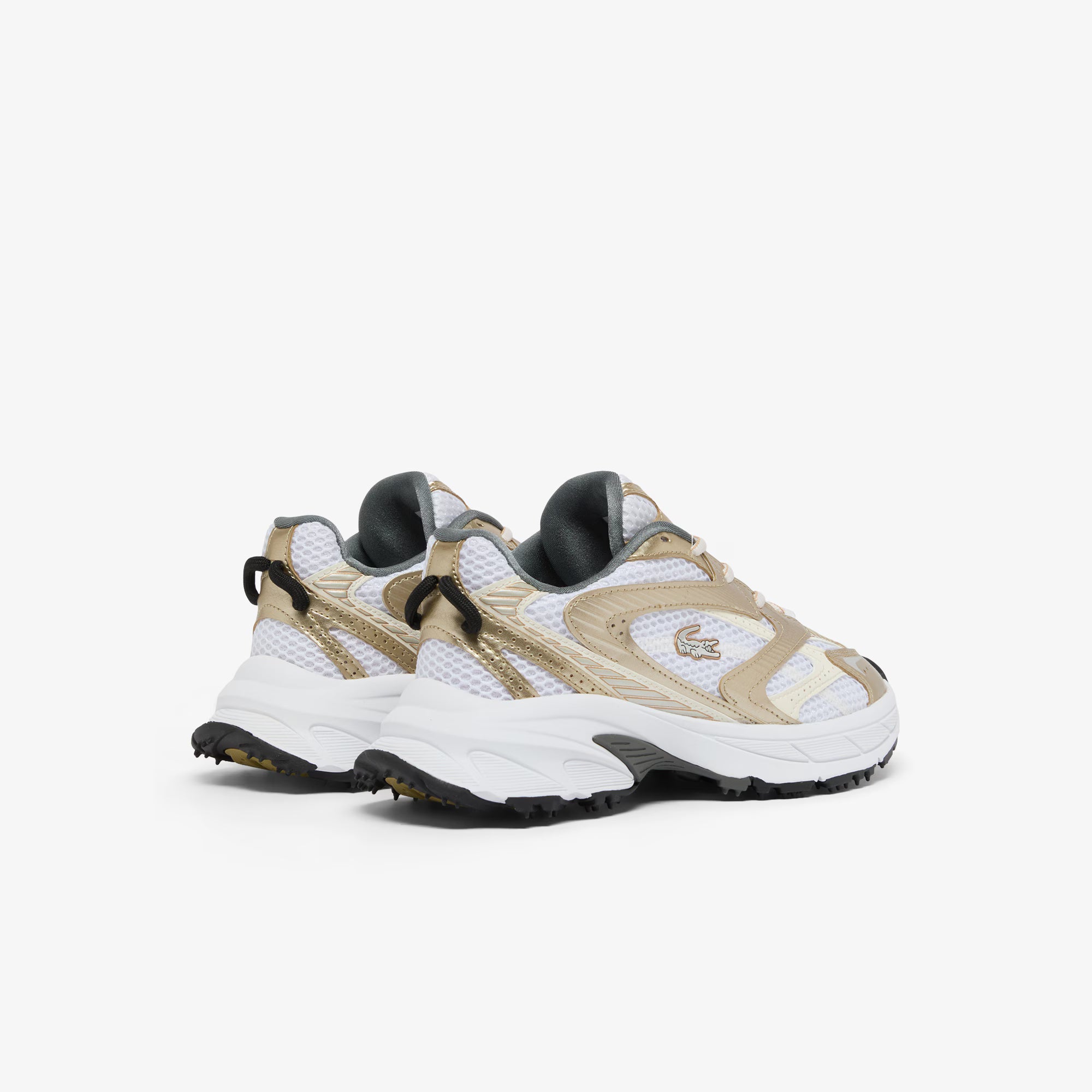 Sapatilhas Mulher Lacoste L003 Neo Shot Branco/Dourado Lacoste 