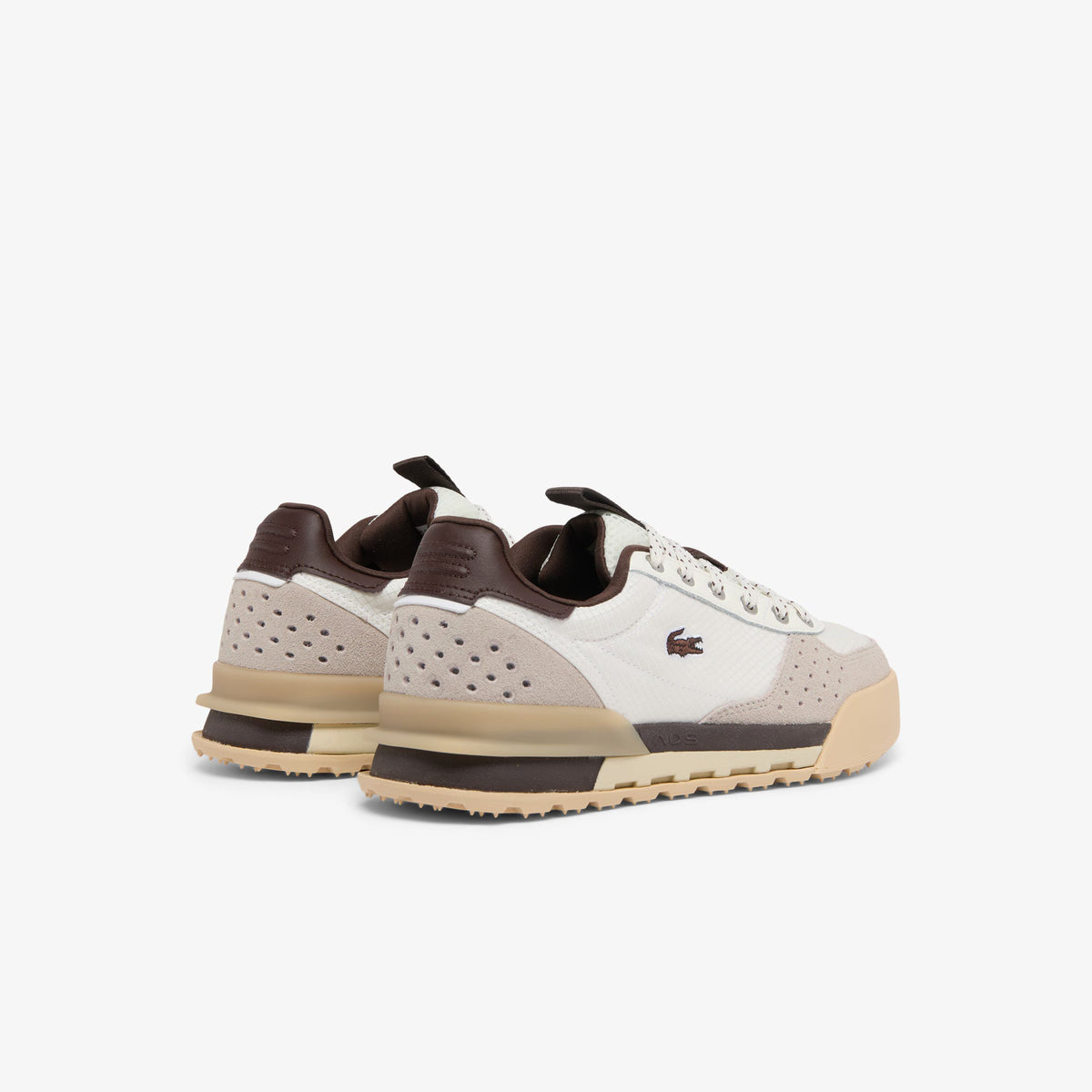 Sapatilhas Mulher Lacoste Slam Break Branco/Castanho Lacoste 