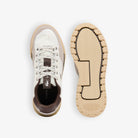 Sapatilhas Mulher Lacoste Slam Break Branco/Castanho Lacoste 