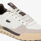 Sapatilhas Mulher Lacoste Slam Break Branco/Castanho Lacoste 