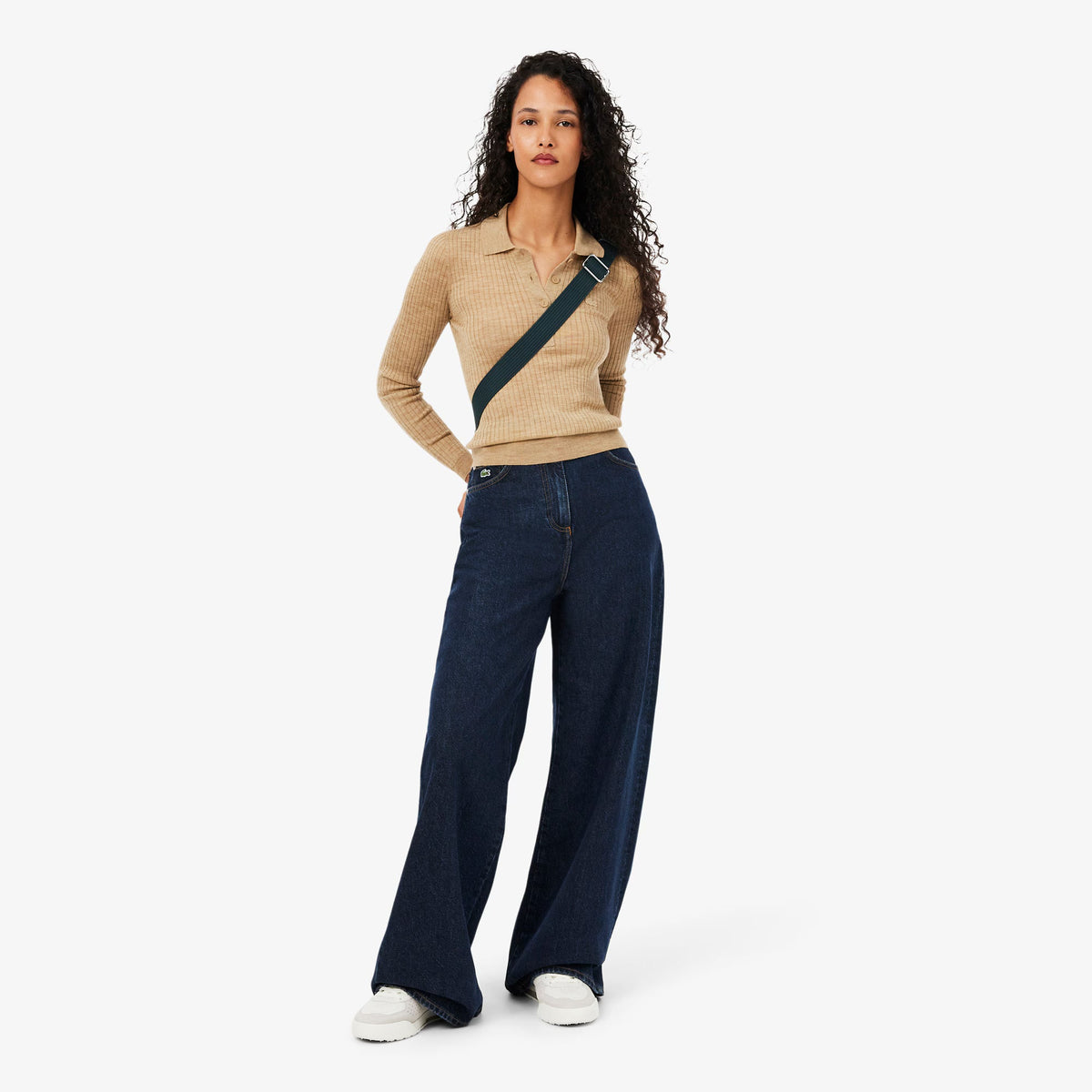 Sapatilhas Mulher Lacoste Slam Break Branco/Cinza Lacoste 