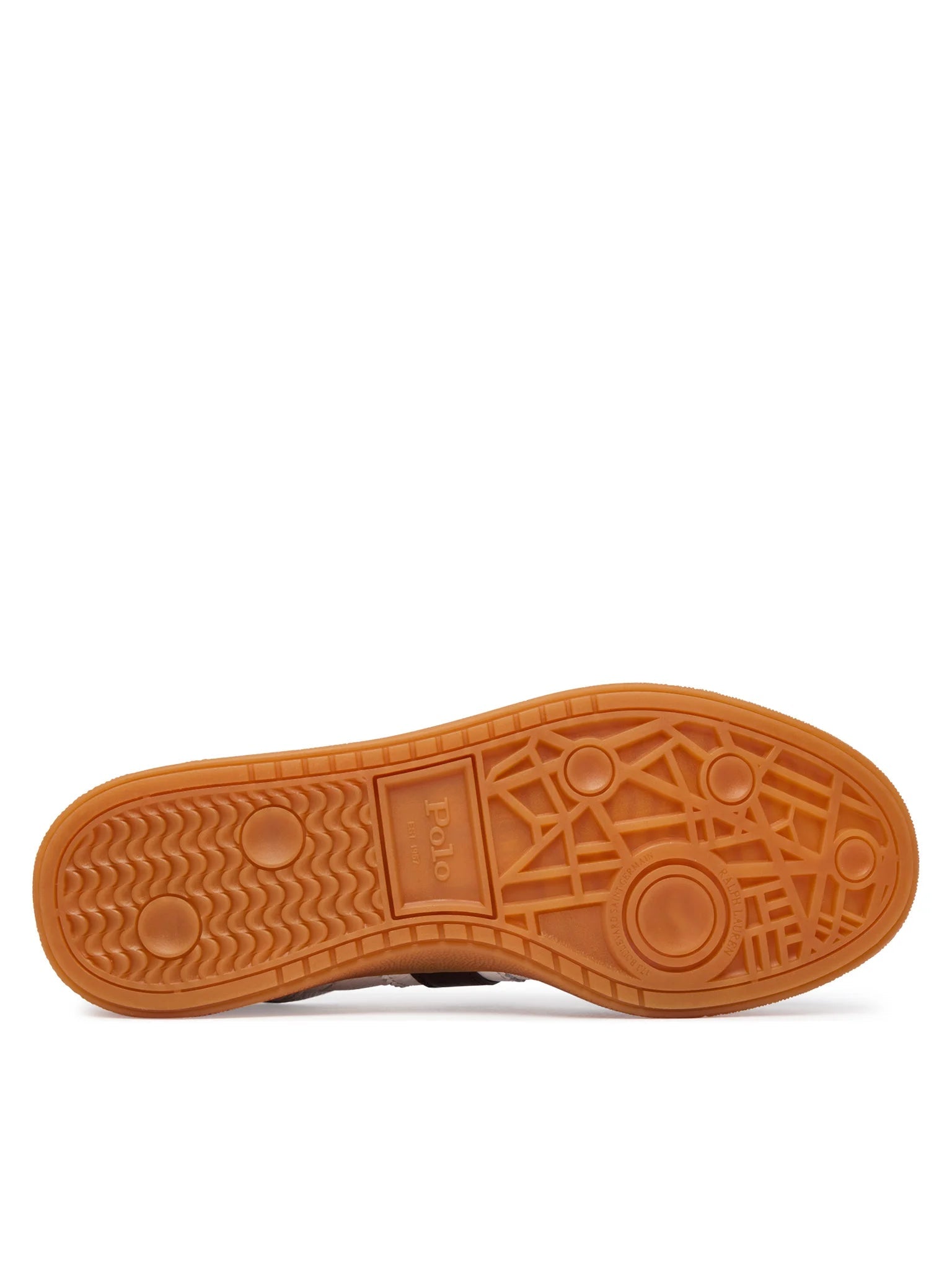 Sapatilhas Mulher Ralph Lauren Bedford Branca/Castanho Polo Ralph Lauren 