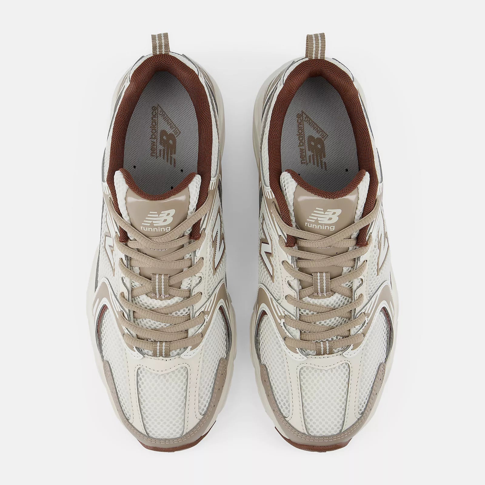 Sapatilhas New Balance 530 Branco/Castanho New Balance 