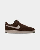 Sapatilhas Nike Court Vision Low SD Premium Castanhas vista lateral exterior