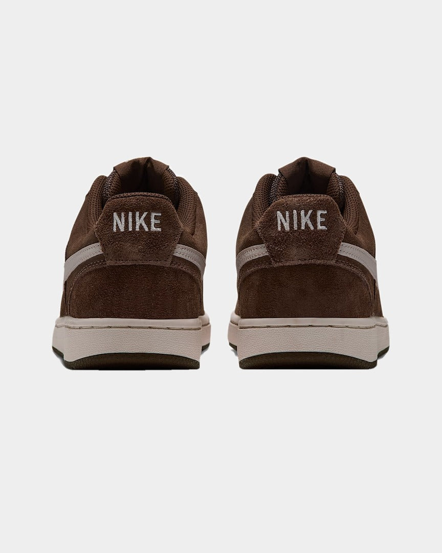 Sapatilhas Nike Court Vision Low SD Premium Castanhas vista traseira