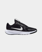 Sapatilhas Nike Star Runner 5 J Preto/Branco vista lateral exterior