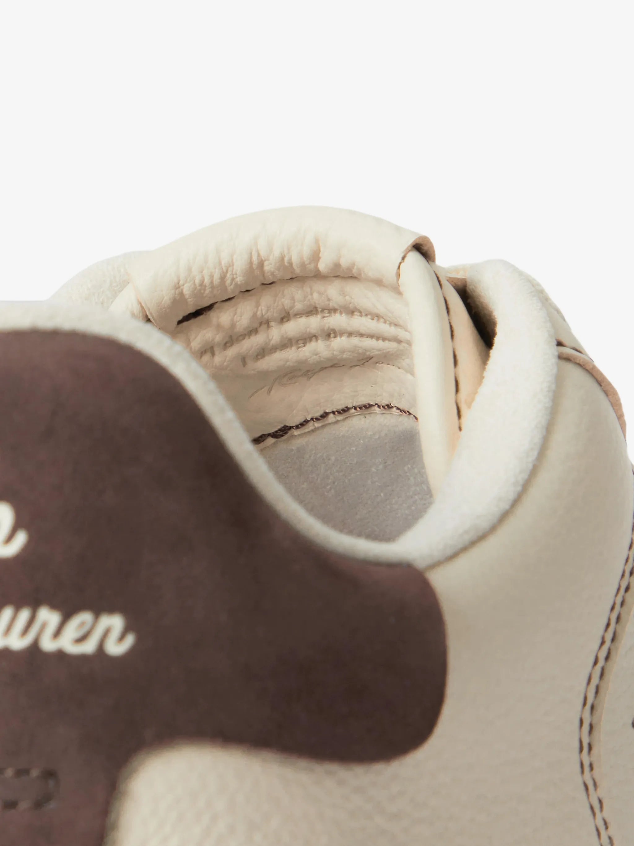 Sapatilhas Polo Ralph Lauren Masters Court Bege/Castanho Polo Ralph Lauren 