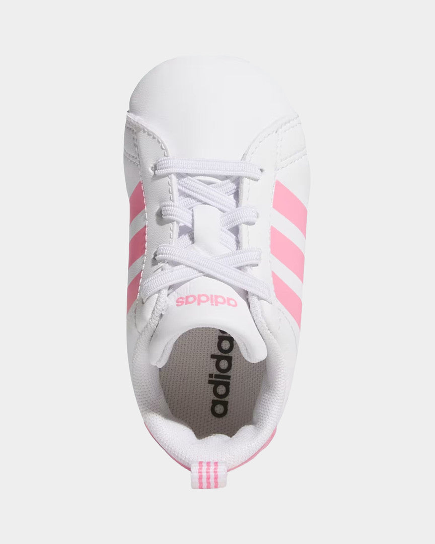 Sapatilhas Recém-Nascido Adidas Grand Court Crib Branca/Rosa Adidas 