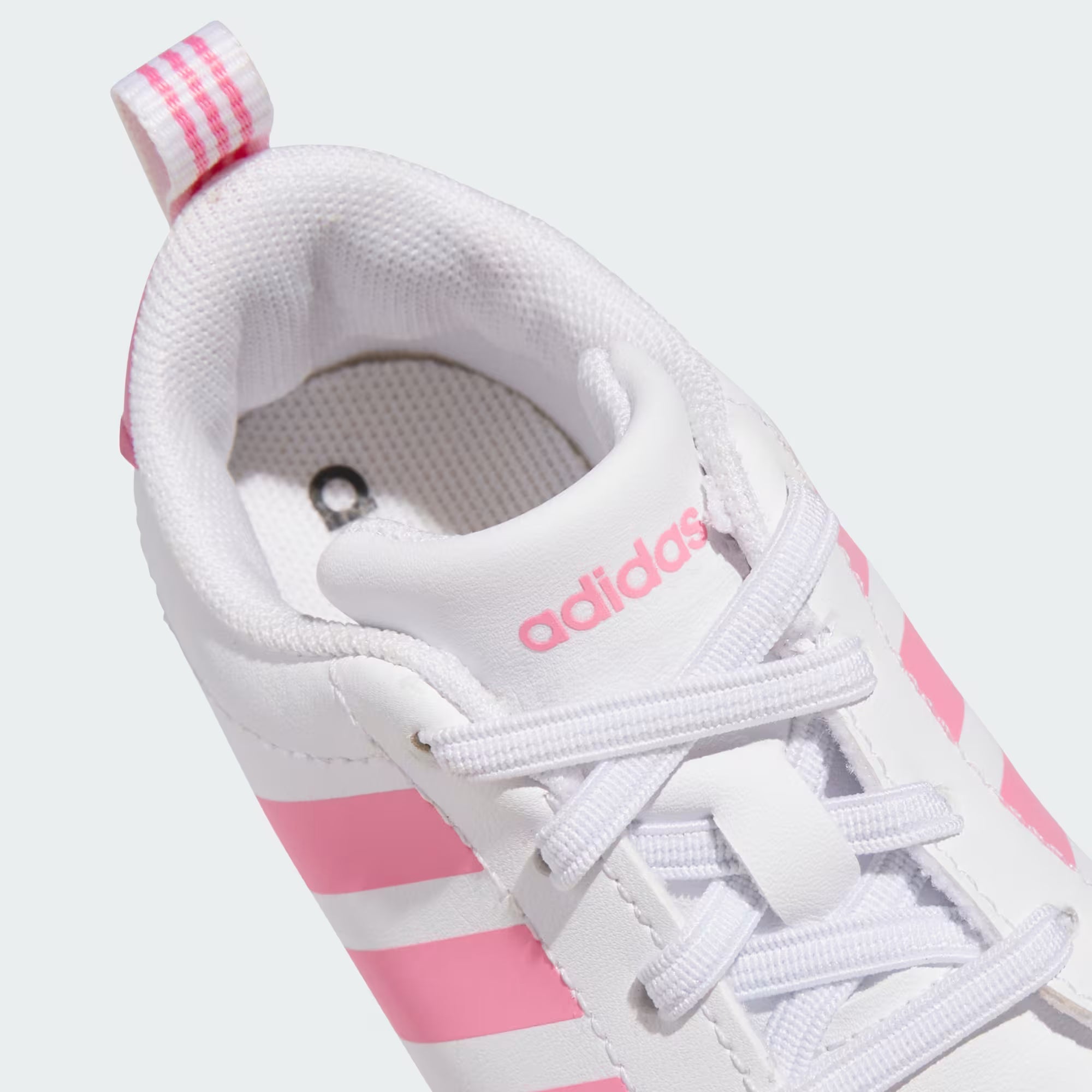 Sapatilhas Recém-Nascido Adidas Grand Court Crib Branca/Rosa Adidas 