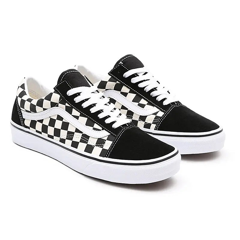 Sapatilhas Vans Old Skool Checkerboard Preta/Branco
