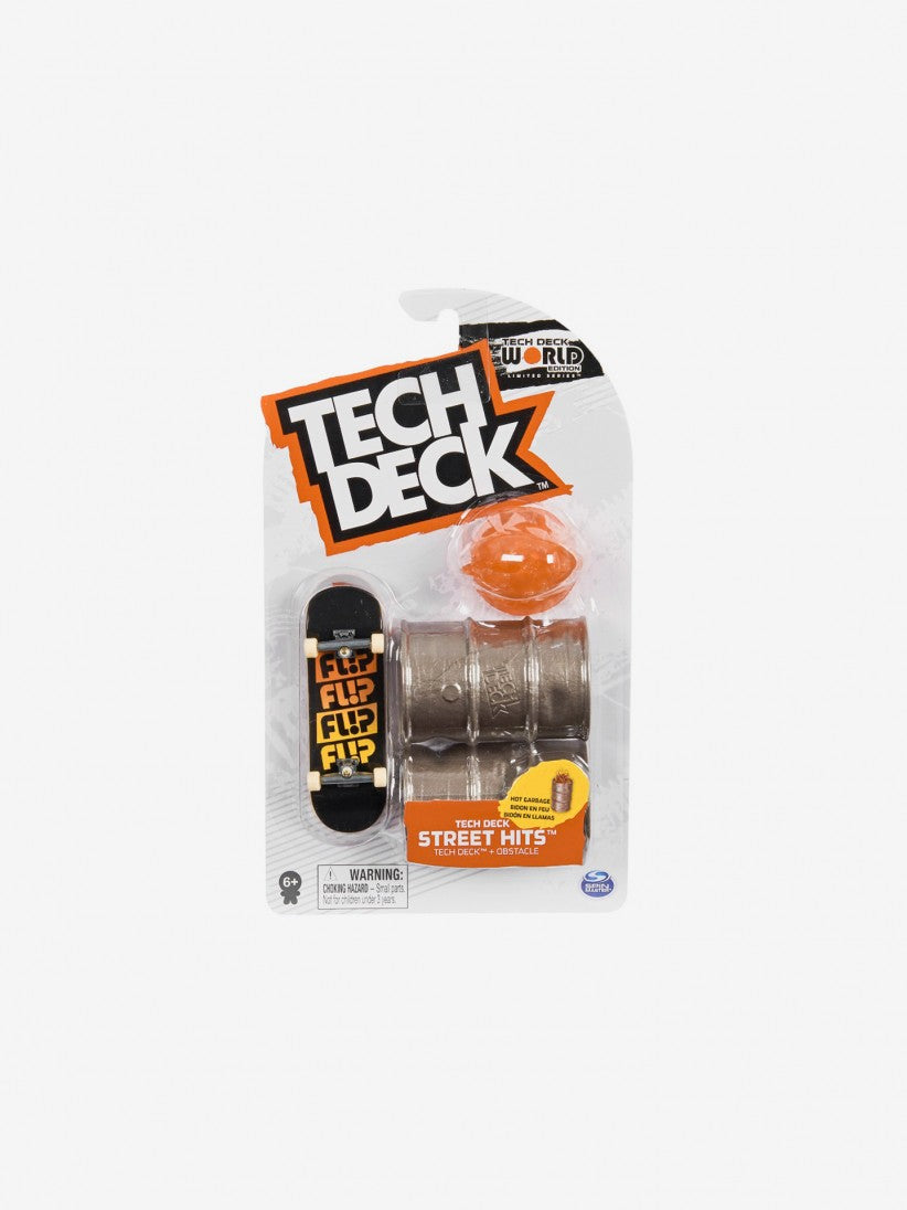 Skate Miniatura Tech Deck Street Hits - Hot Garbage Multicolor