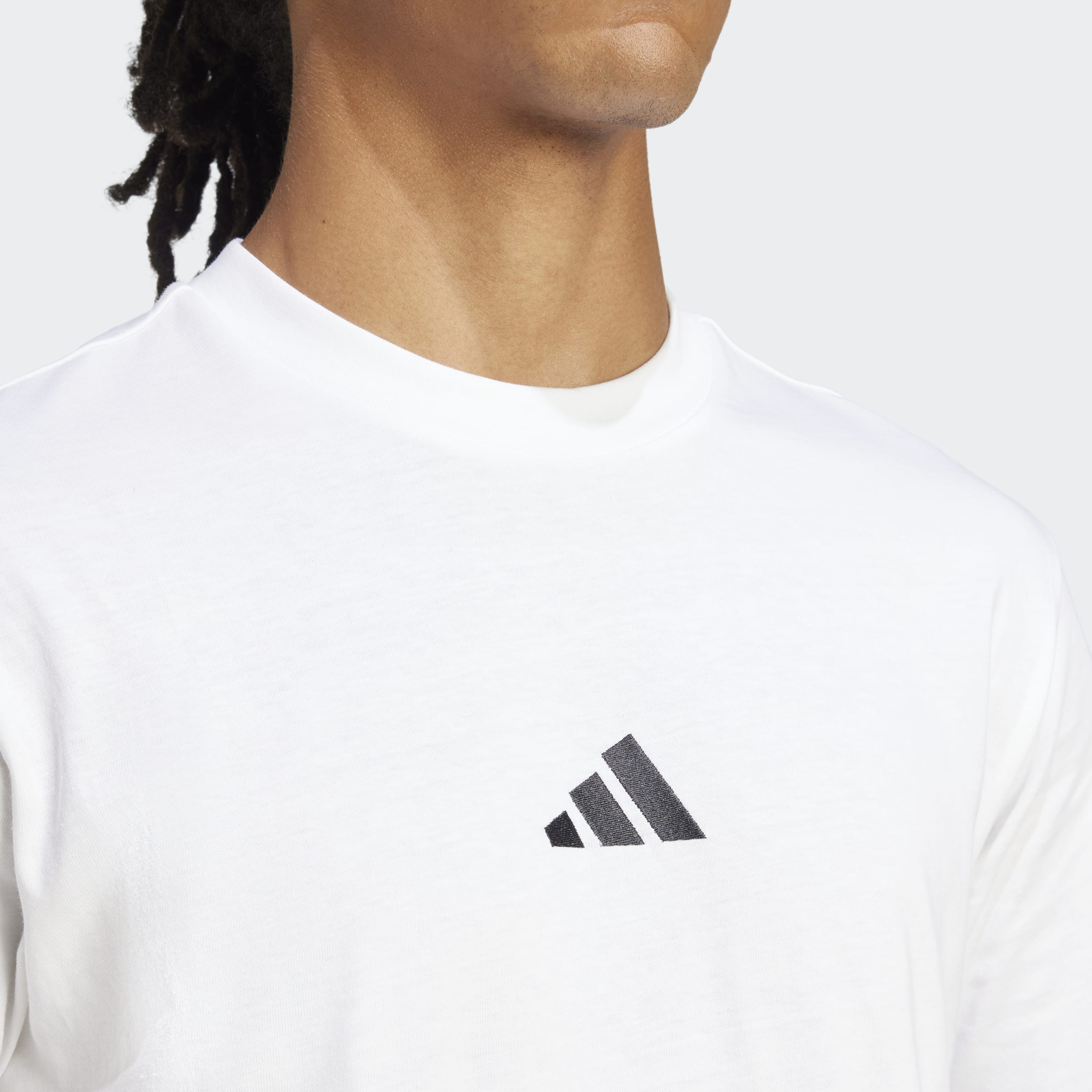 T-Shirt Adidas Homem Essentials Simples Branca Adidas 