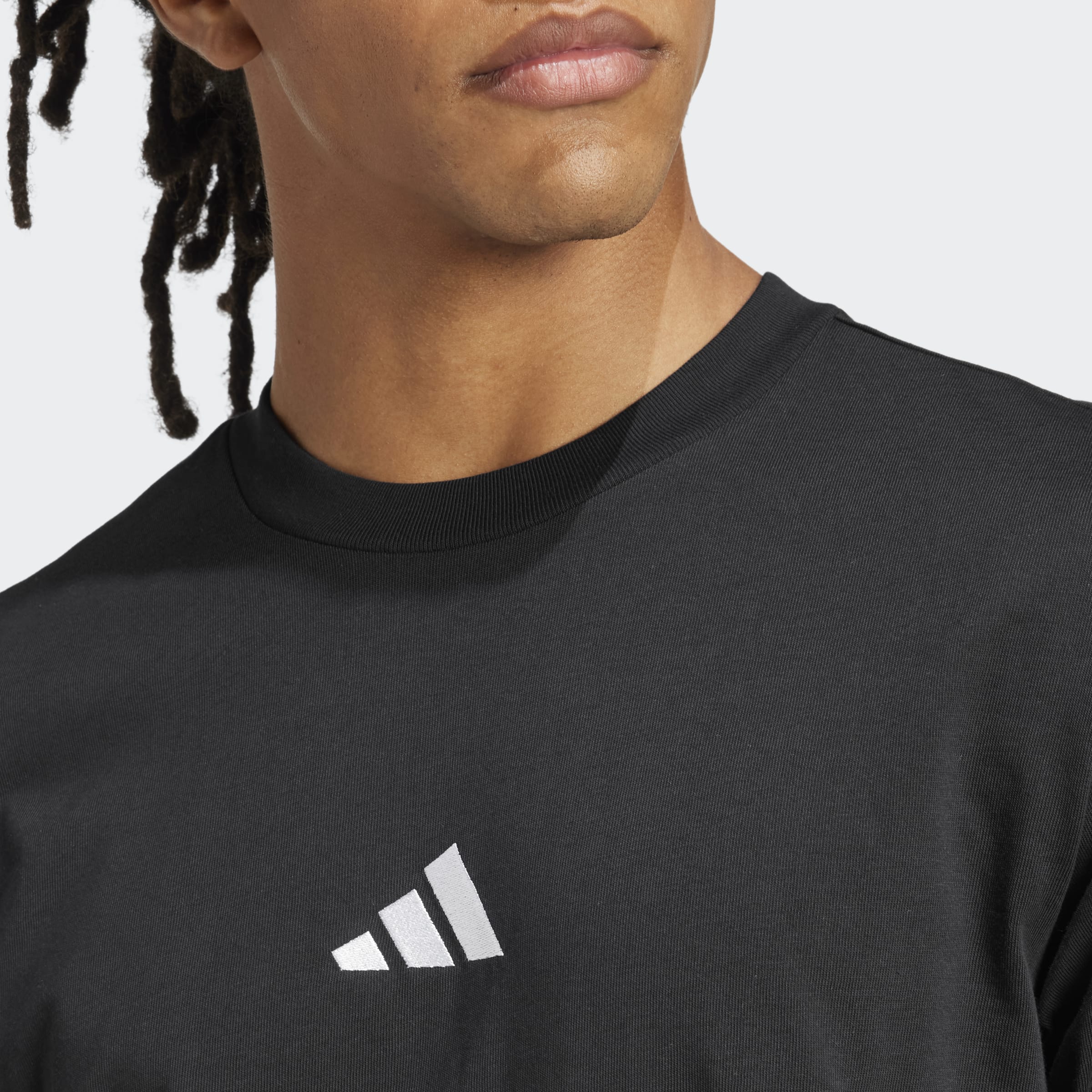 T-Shirt Adidas Homem Essentials Simples Preta Adidas 