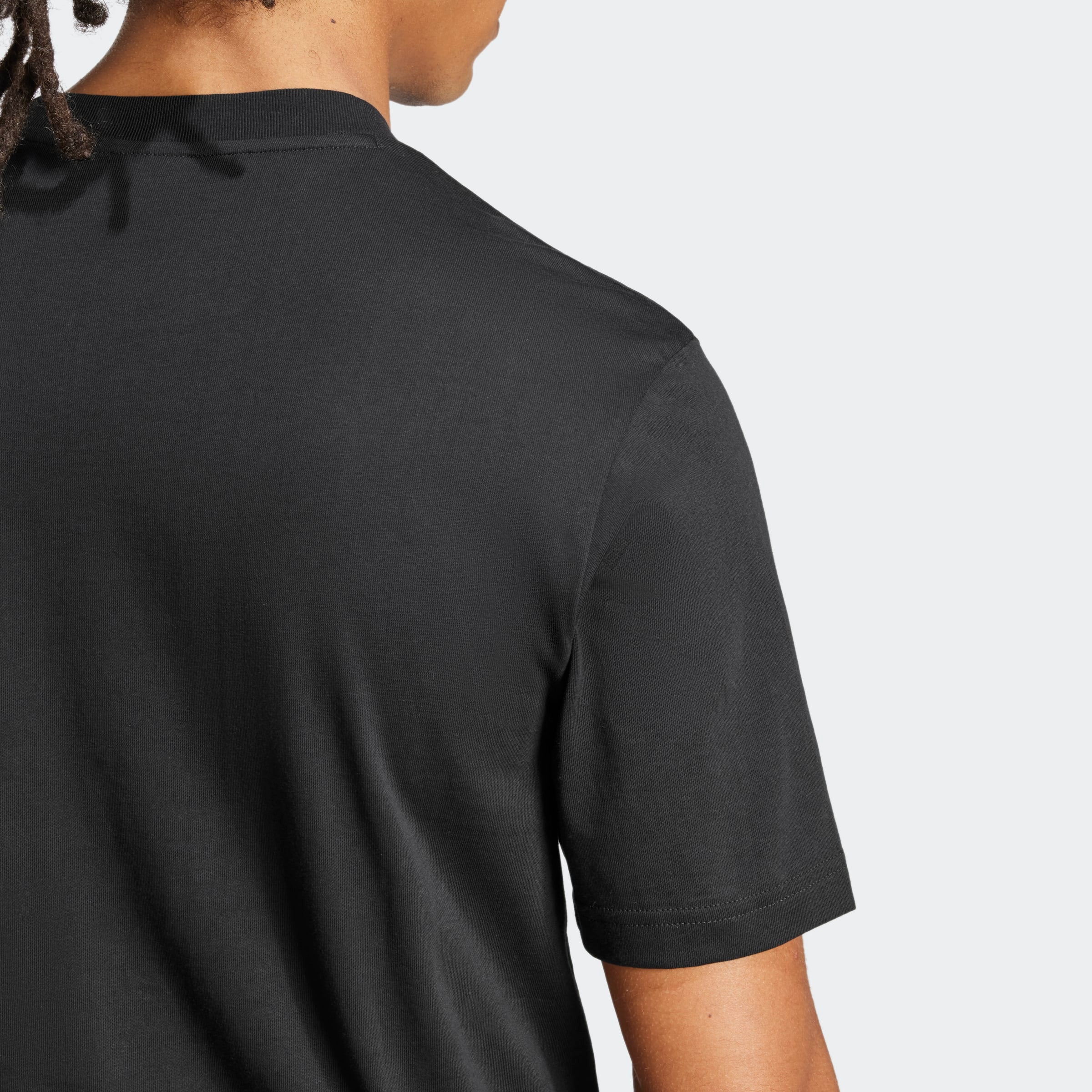T-Shirt Adidas Homem Essentials Simples Preta Adidas 