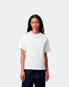 T-Shirt Carhartt WIP Mulher Chase Branco Carhartt 