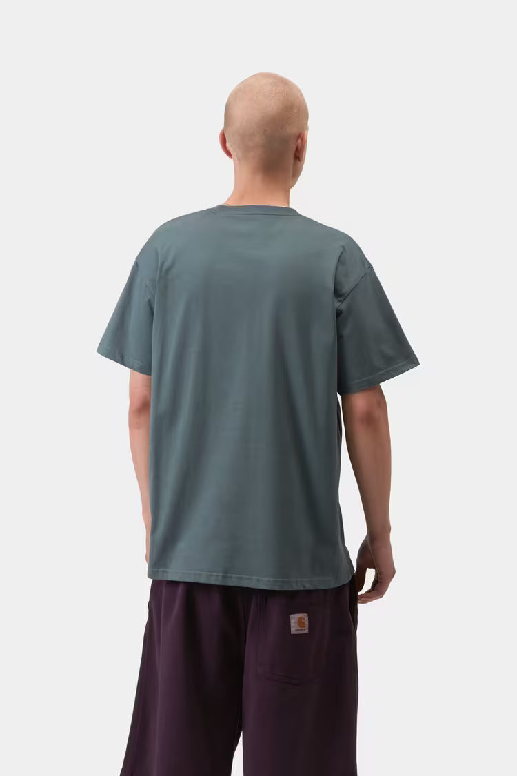 T-Shirt Homem Carhartt WIP Chase Azul Carhartt 
