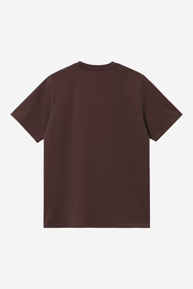 T-Shirt Homem Carhartt WIP Chase Castanha Carhartt 