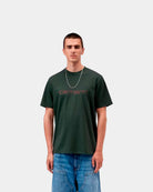 T-Shirt Homem Carhartt WIP S/S Script Verde Carhartt 