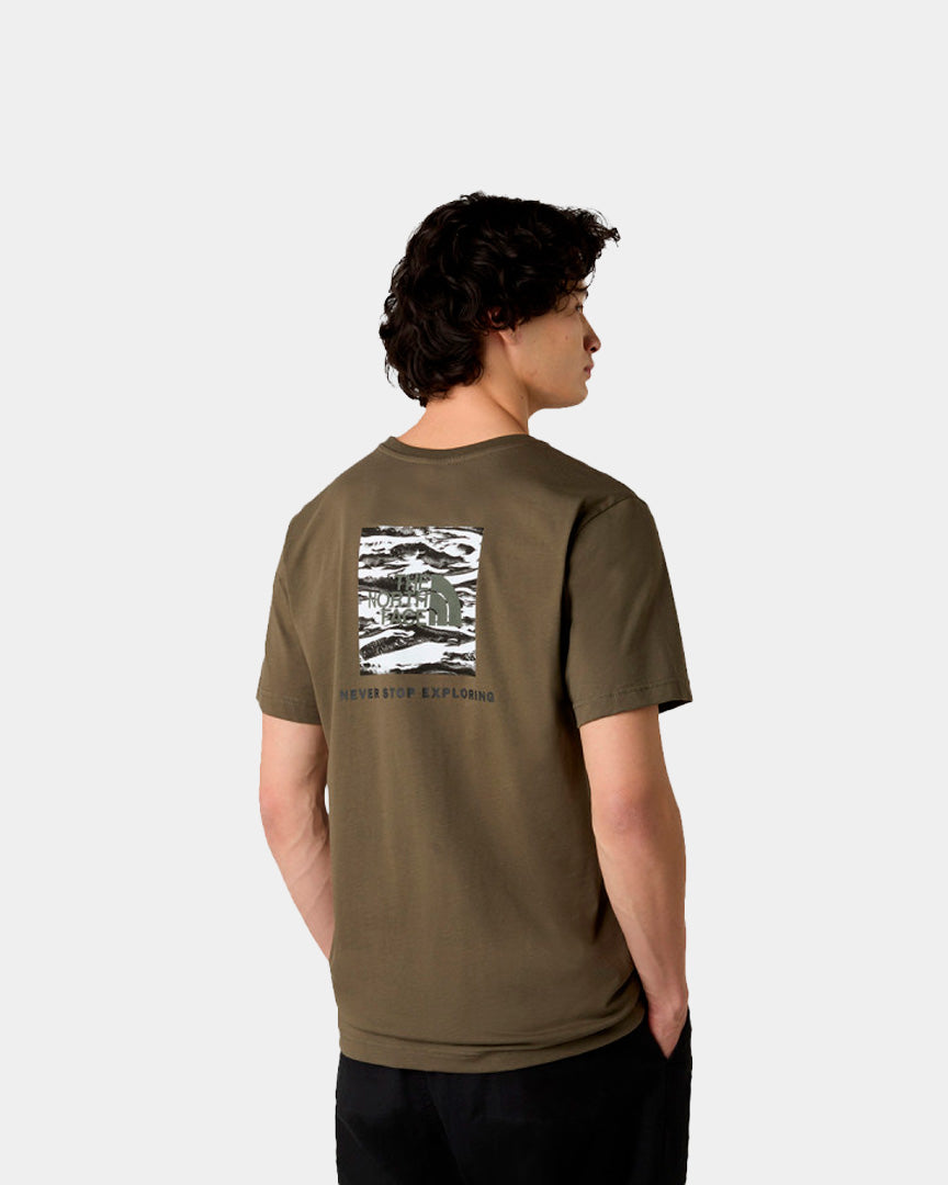 T-Shirt The North Face Box Nse Homem Verde