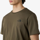 T-Shirt The North Face Box Nse Homem Verde