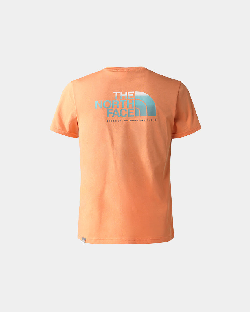T-Shirt The North Face Gráfico Homem Laranja