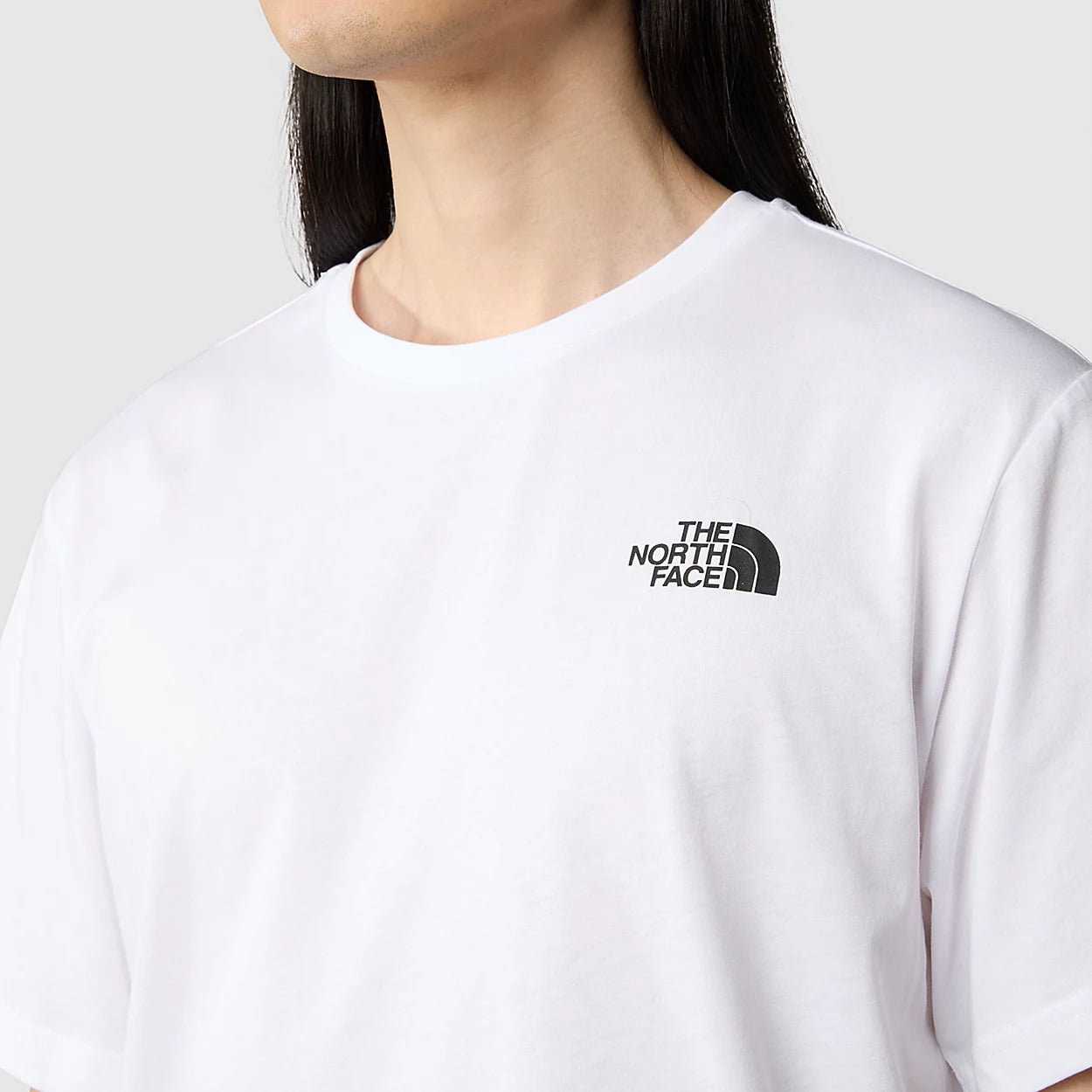 T-Shirt The North Face Red Box Homem Branca/Vermelho