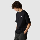 T-Shirt The North Face Simple Dome Oversized Homem Preta